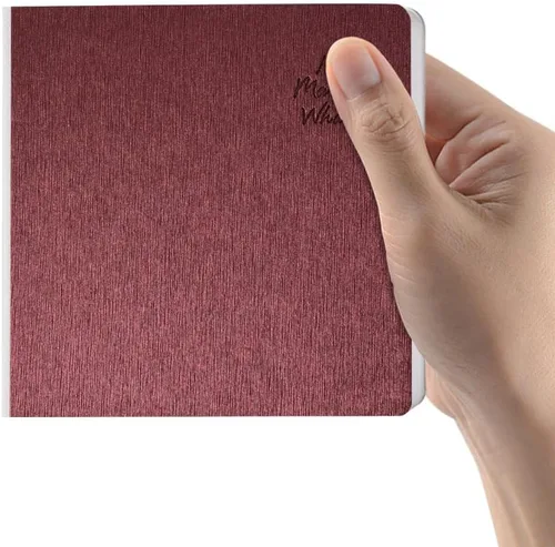 Miniatura 25 de Mifuner Cuaderno de bocetos cuadrado de tapa dura azul profundo, 4.7 x 4.7 pulgadas, 42 hojas de libro de arte de 250 GSM, papel ultra suave, ideal