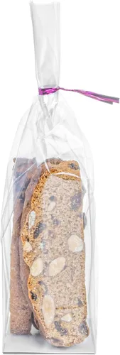 Miniatura 8 de Bag Tek - Restaurantware - Bolsas de celofán transparente sellables con calor con inserto de papel - Caja de 100 bolsas de 2 x 1.5 x 5 pulgadas