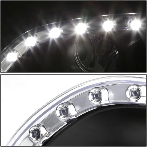 Miniatura 2 de DNA MOTORING FL-ZTL-137-CH Luz antiniebla LED DRL con interruptor lado del conductor y pasajero mejora la visibilidad [compatible con Camry 10-11]