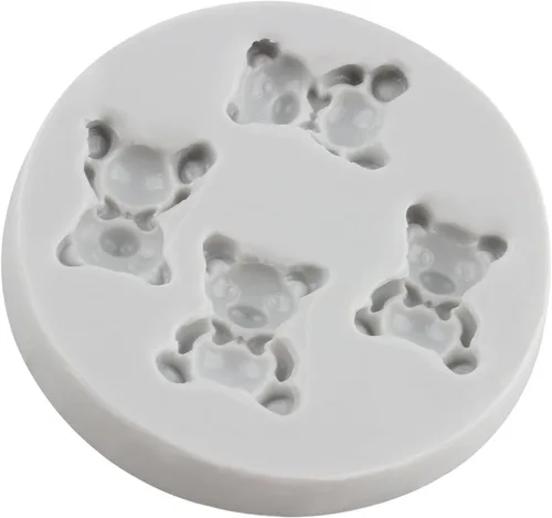 Miniatura 8 de Oso de peluche Molde de silicona de chocolate para osos de bebé, molde de fondant para decoración de tartas, decoración de cupcakes, pasta de goma