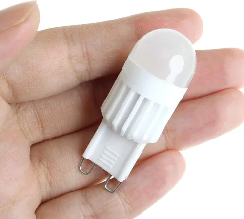 Miniatura 5 de G9 2 unids 110V 3W blanco cálido mini regulable 360 grados cerámica alta potencia LED G9 bombilla luz para el hogar, edificio, entretenimiento
