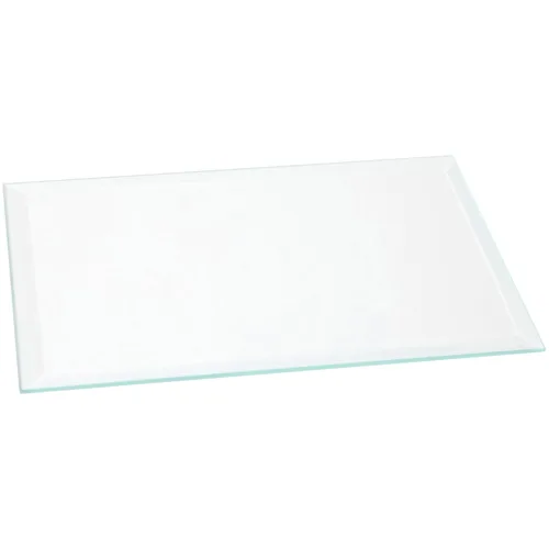 Plymor Vidrio biselado transparente rectangular de 0.118 in, 4 x 6 pulgadas (paquete de 3)
