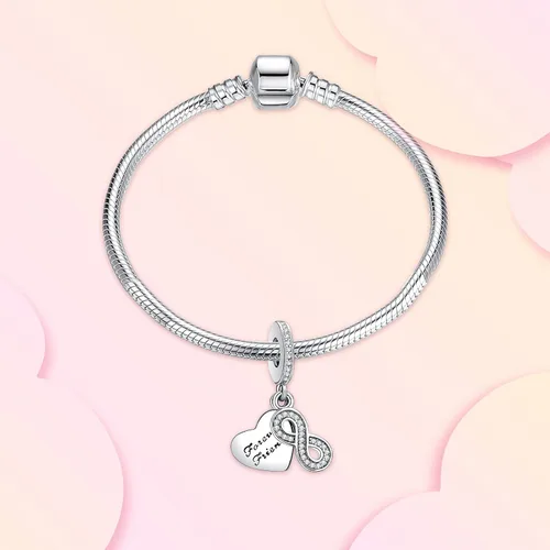 Miniatura 2 de Annmors Dijes de joyería de animales para mujer, plata de ley 925, colgante con circonita cúbica, cuentas de joyería para niñas, regalos