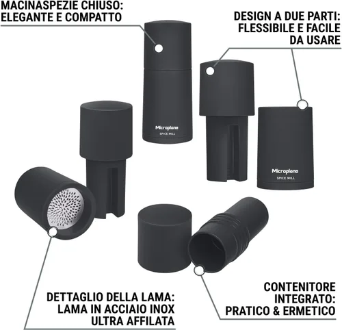 Miniatura 2 de Microplane Spicemill Gris Oscuro