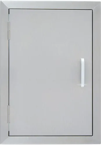 CO-Z Puertas de cocina al aire libre mejoradas, 14 pulgadas de ancho x 20 pulgadas de alto acero inoxidable 304 puerta de barbacoa de acceso único