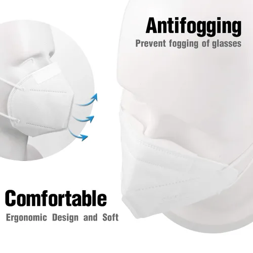 Miniatura 5 de BBTO 50 almohadillas de microfibra de espuma viscoelástica para puente nasal, anti niebla, autoadhesivas, protección para la nariz, sello de tira