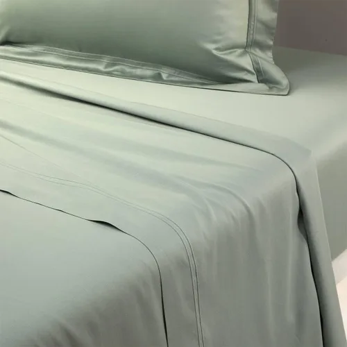 Miniatura 9 de Yves Delorme Triomphe Dune - Sábana encimera tamaño matrimonial/Queen de 94 x 116 pulgadas, sábanas lujosas extra suaves y cálidas, ropa de cama