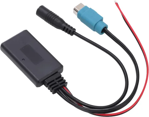 Miniatura 8 de Aramox Módulo AUX en Bluetooth, adaptador de cable Bluetooth AUX in estéreo de velocidad completa con micrófono extraíble de repuesto para 2009