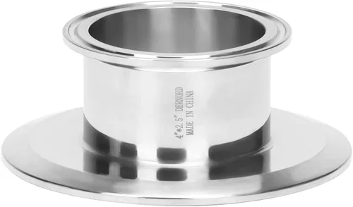 Miniatura 31 de DERNORD Reductor Concéntrico Sanitario Abrazadera Triple Trébol de Acero Inoxidable 304 Tapa de Montaje Sanitaria Reductora