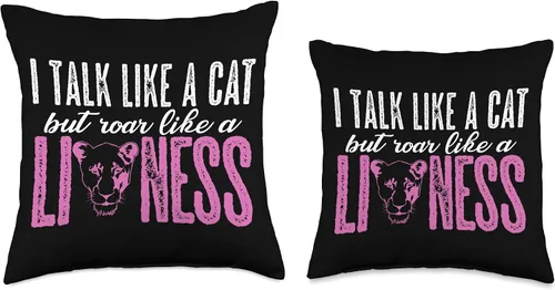 Miniatura 3 de Lion Cub Mane Roar Feline Leo Africa Zoology Motif Predator Roar Tamer Mane Lioness Pride Leo Feline Cub Lion - Almohada de 16 x 16 pulgadas