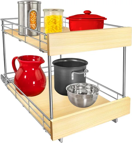 LYNK PROFESSIONAL® SELECT™ Organizador de gabinete extraíble - 14" x 21" - Cajón deslizante para gabinetes de cocina - Estantes deslizantes de