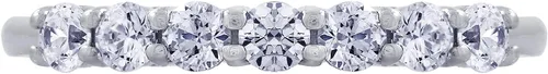 Miniatura 5 de Tienda Collection Sterling Silver 7-Stone Ring made with Infinite Elements Cubic Zirconia
