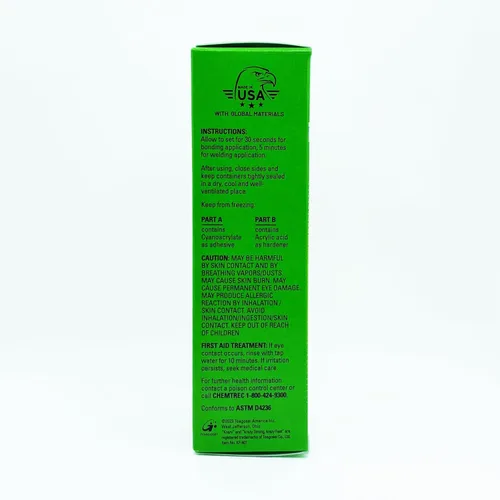 Miniatura 9 de Krazy Fix Fast Weld, pegamento epoxi transparente de 2 partes, unión permanente que fragua en 30 segundos, fuerte como epoxi, rápido como