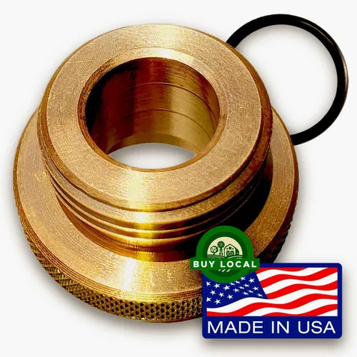 Miniatura 7 de SPGTM-8 ~ Adaptador de manguera Woodford Bibb reemplaza 34HF, 50HF y 55437 con un conector recto para espigas, llaves y modelos de hidrante