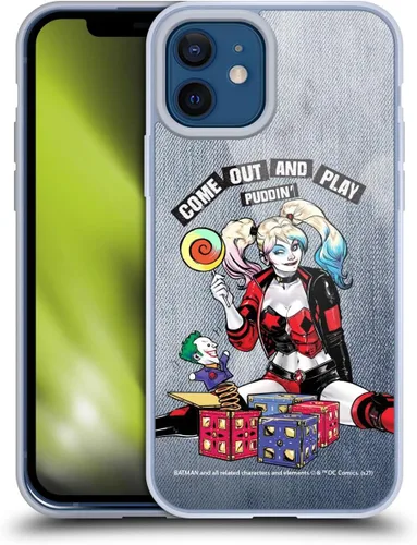 Miniatura 8 de Head Case Designs Funda de gel suave con licencia oficial de Batman DC Comics Love Hate Joker Harley Quinn Graphics [protección de grado militar]
