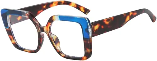 Miniatura 9 de Shiratori Gafas para Bloqueo de Luz Azul con Marco Rectangular y Estilo Elegante Preppy para Mujeres, Lentes para Computadora