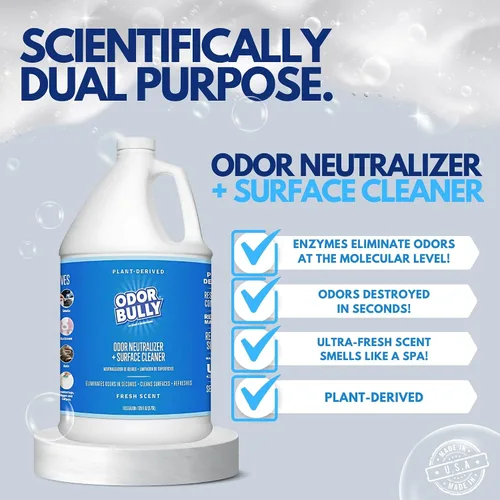 Miniatura 2 de Whip-It Odor Bully Neutralizador instantáneo de olores – Potente fórmula a base de plantas Elimina olores difíciles de casa y coche Aroma fresco