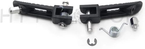 Miniatura 4 de MT390-025 - Reposapiés delantero negro compatible con Suzuki Gsx-R Gsxr 600 750 1000 2000-2011 Negro - fente