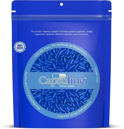 Miniatura 8 de Capsuline Tamaño 0 – Cápsulas de gelatina vacías de color rojo – 500 unidades – Cápsulas vacías de gel – Relleno de cápsulas de píldora bovina pura