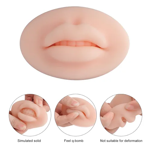 Miniatura 2 de Charme Princesse TA536KIT-1 - 3 Uds. Práctica 3D Labios de silicona de piel permanente para tatuadores y principiantes TA536KIT-1