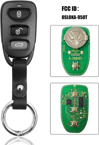 Miniatura 2 de Llavero para llave de coche compatible con Hyundai Sonata 2011-2015, reemplazo de control remoto sin llave 95430-3Q000 95430-3Q001, FCC ID
