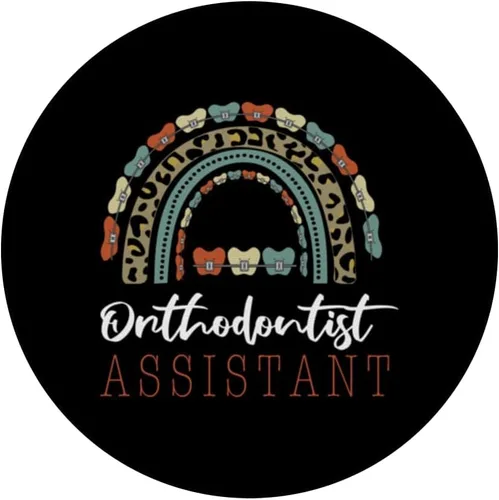 Miniatura 3 de Orthodontic Assistant Rainbow braces Ortho Orthodontist PopSockets Adhesive PopGrip