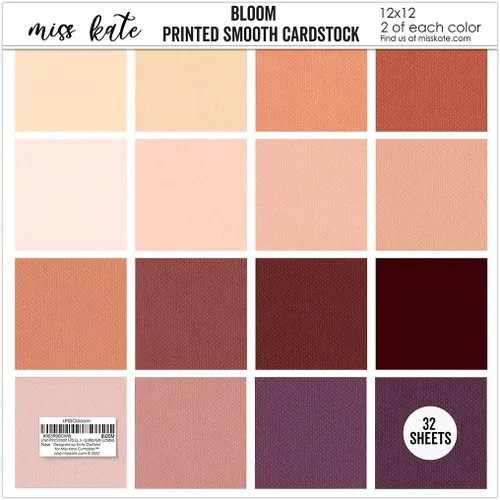 Miniatura 2 de Cartulina lisa con estampado de lino, 67 libras, florecido, para acuarela, 32 hojas, cartulina de una cara, dos de 16 colores, núcleo blanco, álbum