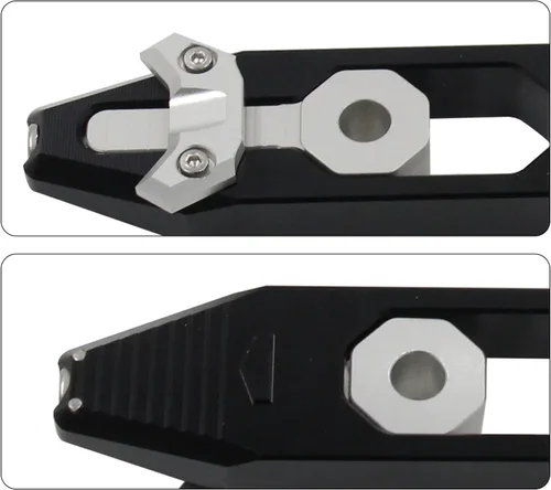 Miniatura 7 de Herramienta de ajuste de cadena de motocicleta CNC Billte Tensor de basculante Ajustadores de cadena de eje para Honda Grom 2014-2021