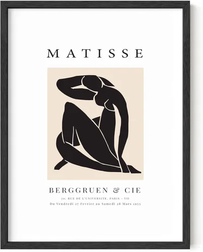Miniatura 21 de HAUS AND HUES Matisse - Impresión artística minimalista y moderna, arte estético de Henri Matisse, póster abstracto para dormitorio, habitación