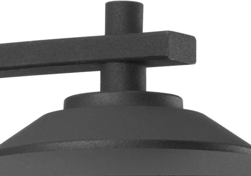 Miniatura 4 de Progress Lighting P6077-3130K9 Craftsman/Mission One Wall Lantern de la colección Format en acabado negro, accesorio de iluminación de 6.13 pulgadas