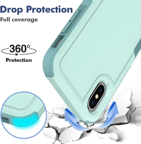Miniatura 325 de Jeylly Funda para iPhone SE/Funda para iPhone 5S, Exterior de Plástico Duro que Absorbe Golpes + Interior de Silicona de Goma Defensor contra