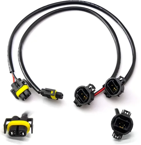 Miniatura 9 de Xotic Tech - 2 adaptadores de arnés de cableado H4/HB2/9003 macho a H13/9008 hembra