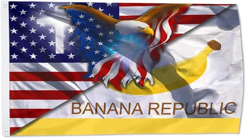 Bandera de plátano, bandera de águila cristiana, bandera americana, bandera para decoración de interiores y exteriores, bandera de 3 x 5 pies,
