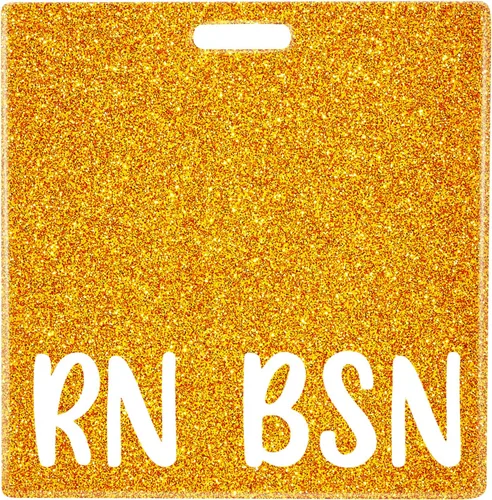 Miniatura 15 de Plifal RN BSN Porta insignia con tarjetero Enfermera Accesorios de enfermería Enfermera registrada Licenciatura en ciencias en enfermería