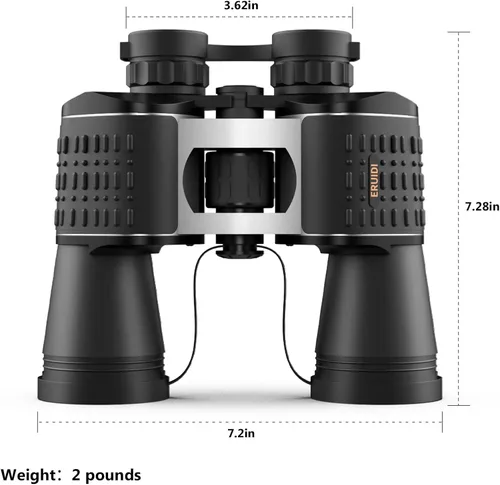 Miniatura 7 de Binoculares 20x52 para Adultos de Alta Potencia - ERUIDI Binoculares para Observación de Aves con Vista de Largo Alcance para Crucero Caza Viaje
