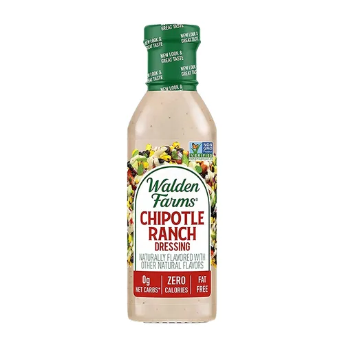 Miniatura 10 de Walden Farms Vinagreta de Tomate Seco al Sol – Aderezo sin calorías, bajo en carbohidratos, apto para dieta keto, vegano, sin azúcar con rico sabor