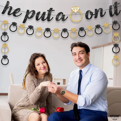 Miniatura 9 de KatchOn, Cartel con texto en inglés «He Put a Ring On It»