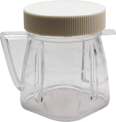 Univen 1 taza (8oz) Mini frasco de licuadora con tapa sellada para licuadoras Oster y Osterizer