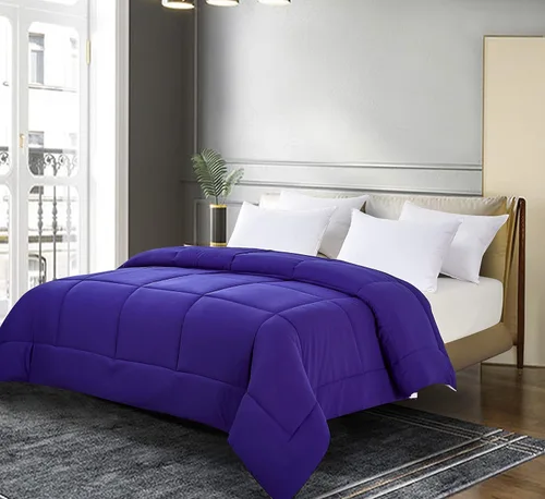 Miniatura 15 de Blue Ridge Home Fashions - Edredón sintético de microfibra para todas las estaciones, relleno de poliéster hipoalergénico, gemelo Chocolate/Khahi