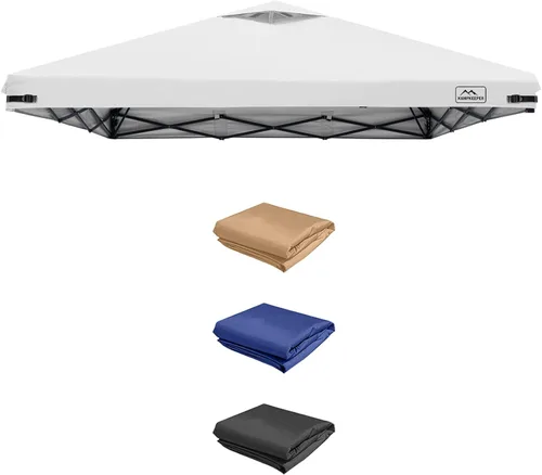 Miniatura 24 de KAMPKEEPER Cubierta de Repuesto Superior para Carpa Toldo Emergente con Ventilación de Aire y Correa Elástica Ajustable, Poliéster Resistente a Azul
