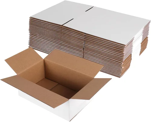 Miniatura 14 de Hoikwo Paquete de 40 cajas de envío de 4 x 4 x 2 para pequeñas empresas, cajas de cartón de embalaje negras, caja de embalaje de correo móvil