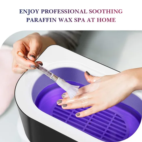 Miniatura 6 de Máquina de cera de parafina para manos y pies - Karite Baño de cera de parafina 4000ml (135.3 fl oz) Calentador de cera de parafina Kit hidratante