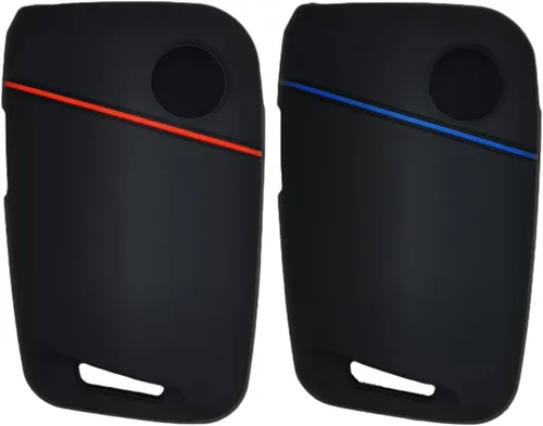 Miniatura 2 de REPROTECTING Funda de Goma de Silicona para Llavero Compatible con VW Volkswagen Atlas Golf Alltrack Jetta Passat Tiguan Taos 2018-2025