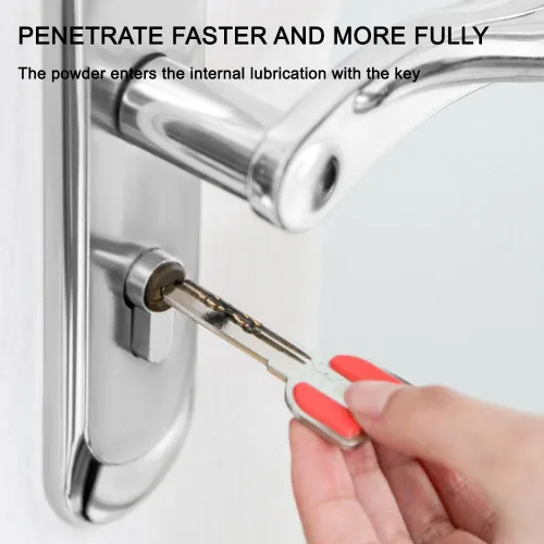 Miniatura 2 de Lubricante profesional de bloqueo de grafito con espray inteligente de paja para puertas correderas, puertas de garaje y cerraduras atascadas 1