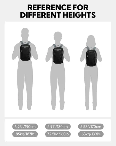 Miniatura 8 de WATERFLY Mochila pequeña y ligera y plegable: 15L Mini mochila de senderismo plegable - Mochila de día compacta ultraligera para mujeres y hombres