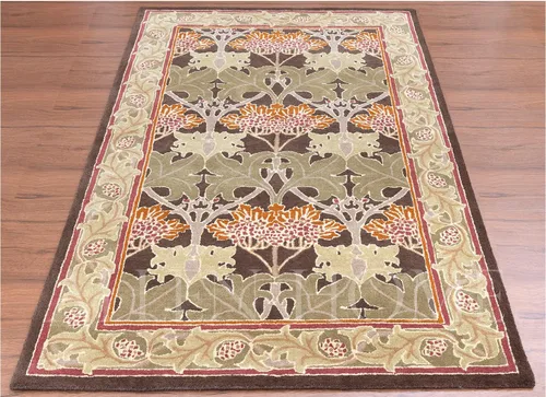 Miniatura 8 de Allen Home Alfombra de Área de Lana - Alfombra Decorativa Tradicional - Alfombras de Área Adecuadas para Sala de Estar, Dormitorio, Comedor - 100%