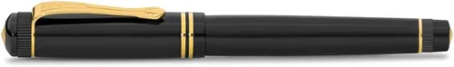 Miniatura 2 de Kaweco DIA2 - Bolígrafo de gel dorado I, incluye bolígrafo de 0.028 in, diseño clásico, con bola de cerámica, rodillo de gel acrílico nostálgico, Oro