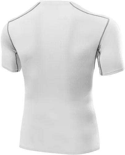 Miniatura 6 de NELEUS Paquete de 3 camisetas de entrenamiento de capa base de compresión atlética para hombre