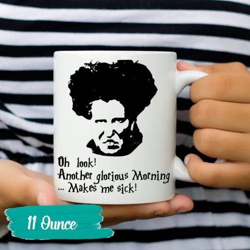 Miniatura 2 de WeGotGood Taza de café Hocus Pocus con texto en inglés «Otra gloriosa mañana» de Halloween