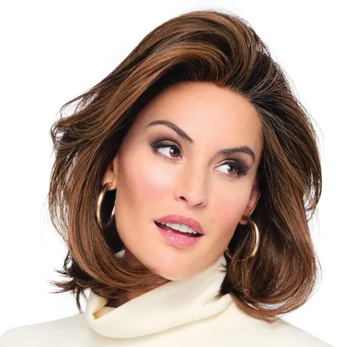 Miniatura 23 de Raquel Welch Flying Solo - Peluca de página para niño, 100% atada a mano por ropa de pelo, gorra pequeña promedio, RL4/10SS Iced Java Java helado